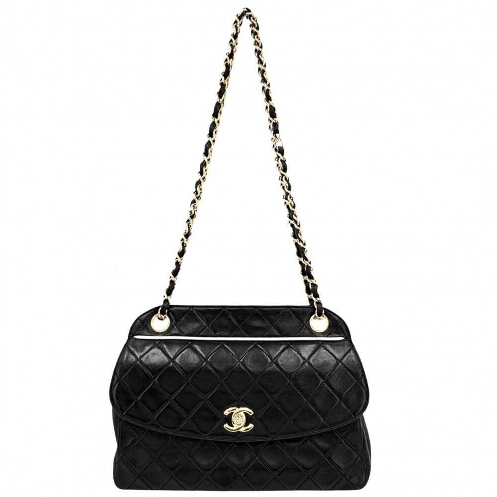 Chanel Matelasse Shoulder Bag for Women, Chain, Turnlock Closure, Bag, Crossb...